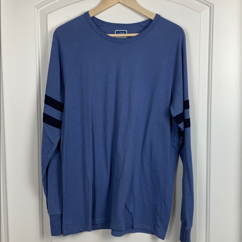 J Crew Men’s Long Sleeve Double Striped Shirt